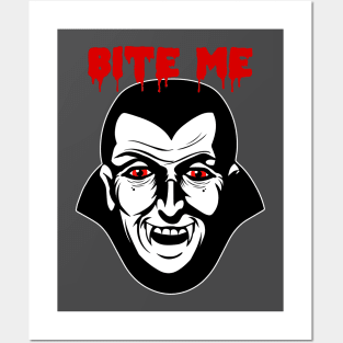 Bite Me Vampire Posters and Art